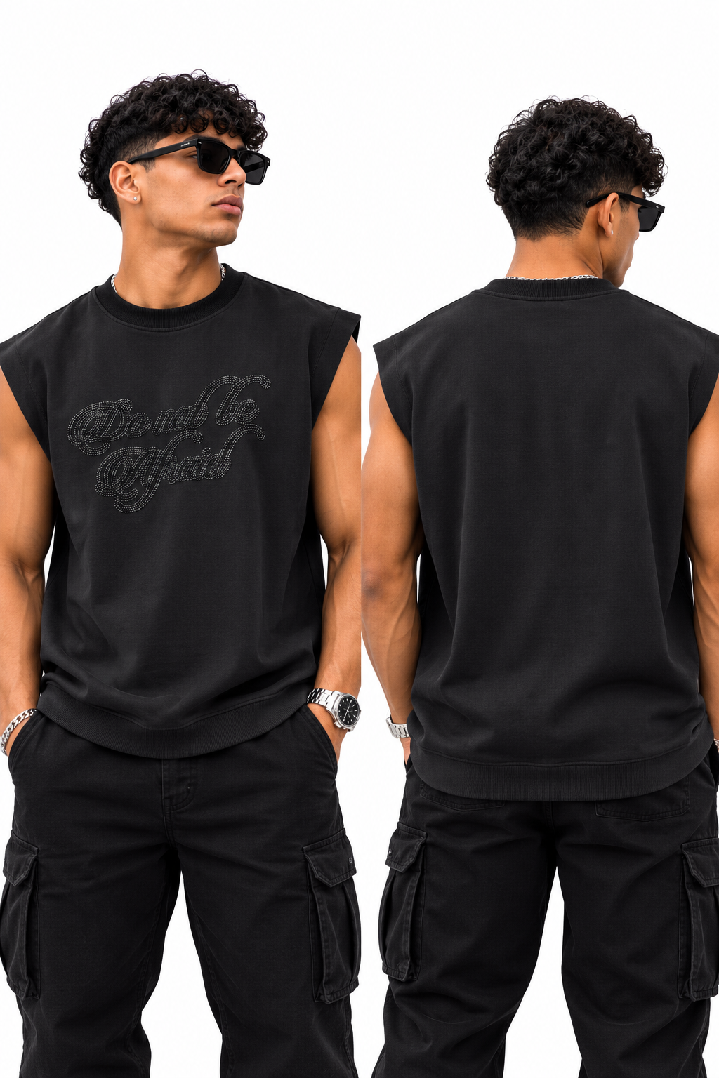 Camisilla “Good Vibes” Negra – 30637