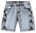 Bermuda Cargo Denim Destroyed 30563