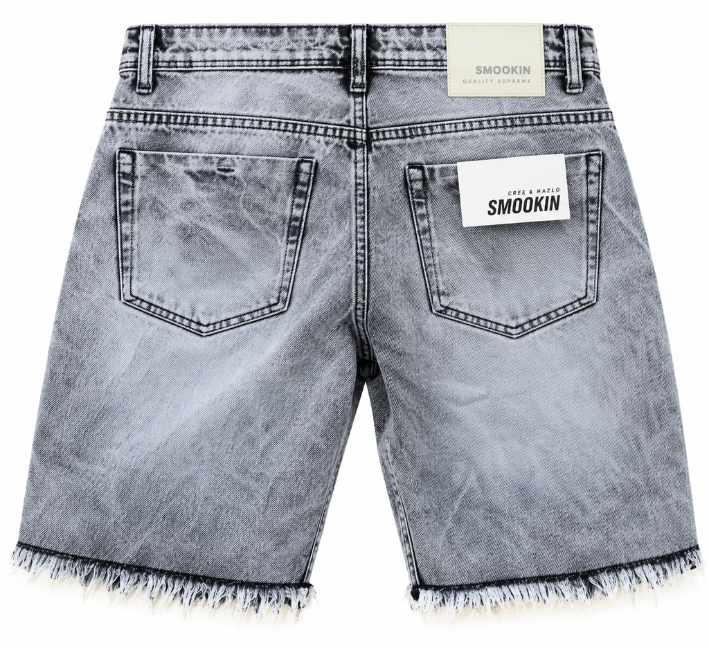 Bermuda Cargo Denim Destroyed 30563
