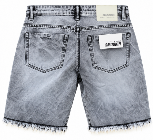 Bermuda Cargo Denim Destroyed 30563