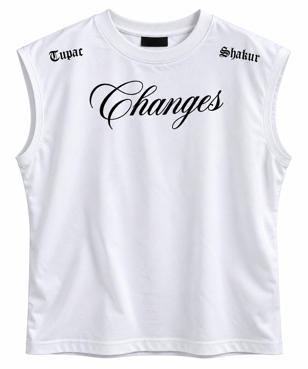 Camisilla Tupac Changes Blanca – 30034