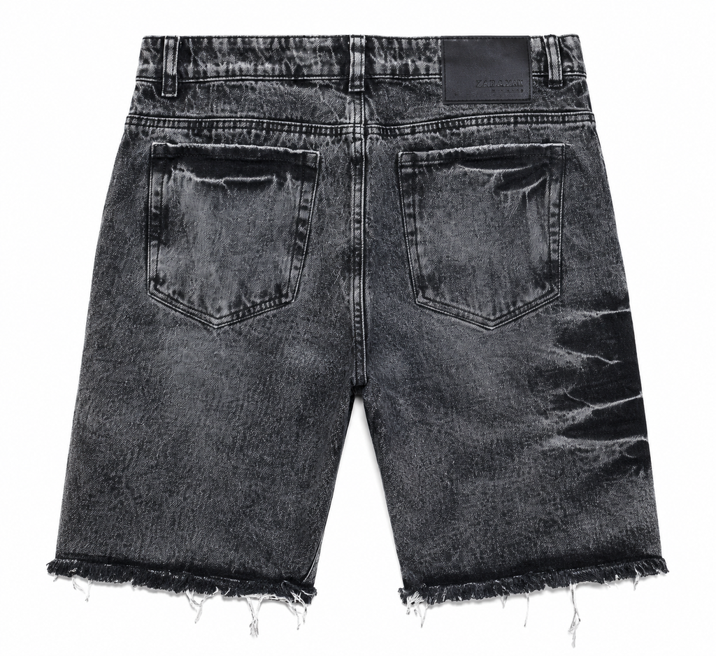 Short de Denim 30676 con Apliques