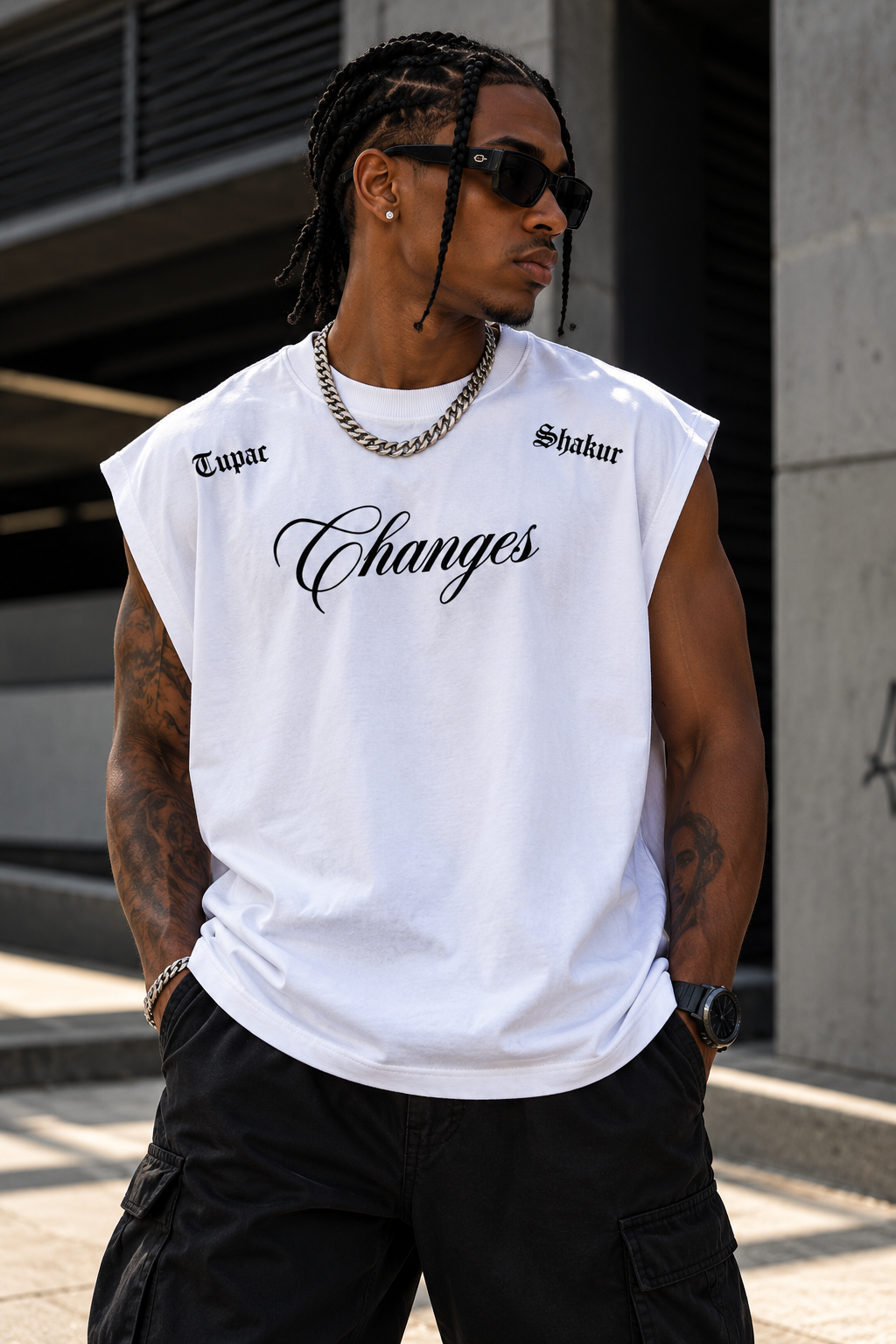 Camisilla Tupac Changes Blanca – 30034