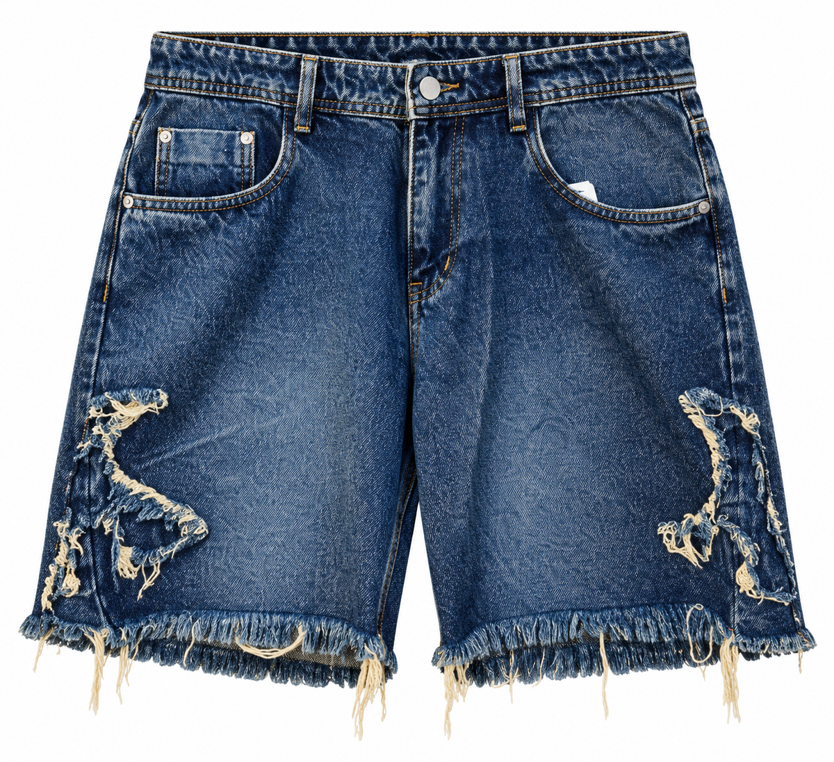 Short de Denim Vintage Ripped — Código 30650