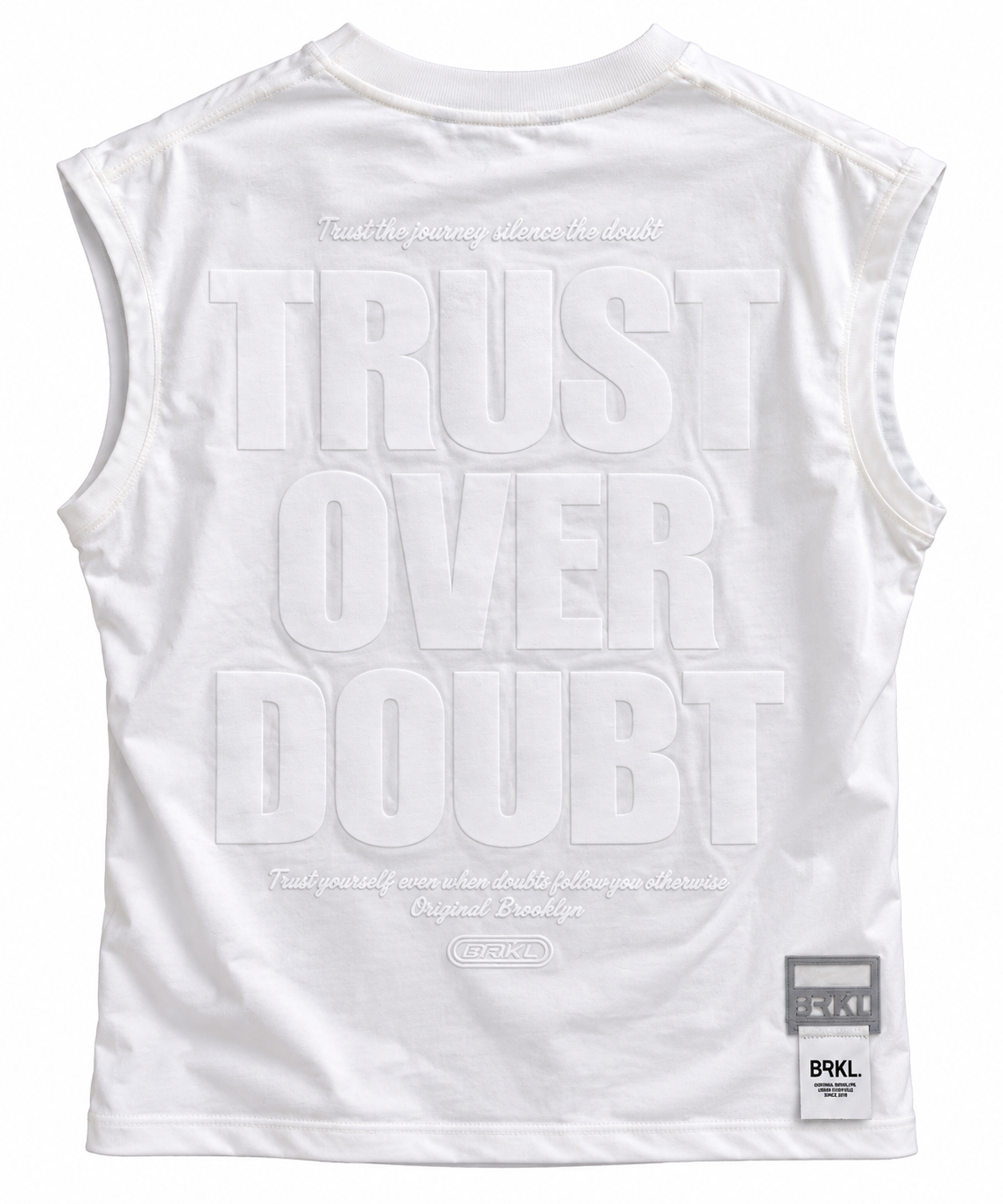 Camisilla Trust Over Doubt Blanca – 3296