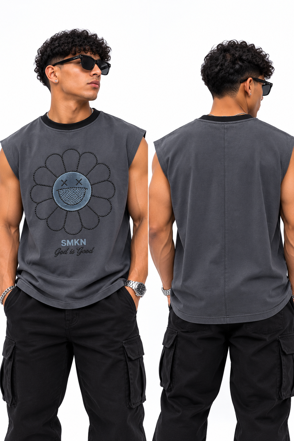 Camisilla Floral SMKN Gris – 30640